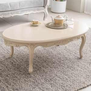 emerald oval coffee table