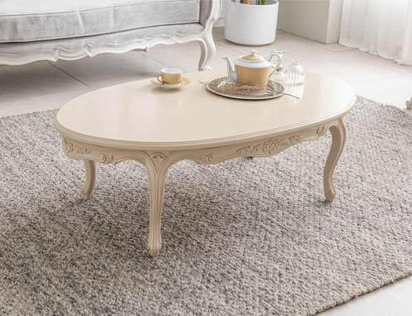 emerald oval coffee table