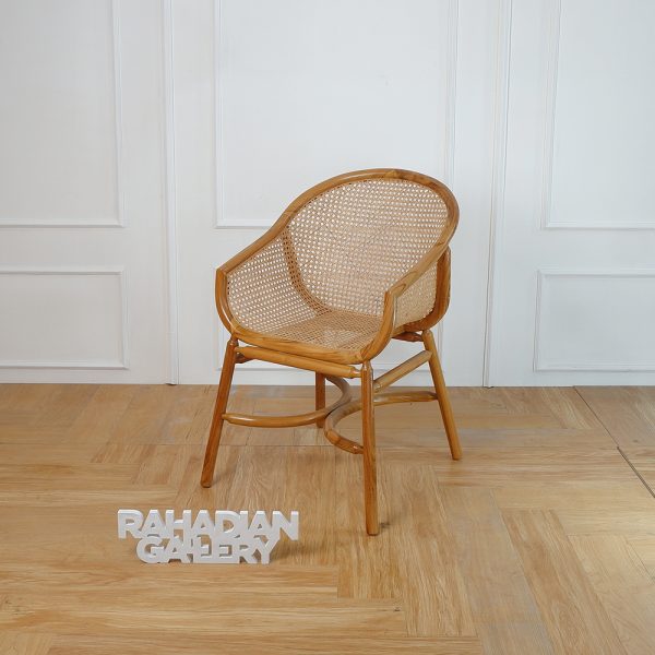 teak rattan chair